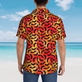 thumbnail image 4 of Fuzoiu Flying Black Bat Print Hawaiian Shirt for Men, Summer Beach Casual Short Sleeve Button Down Shirts, Men’s Beach Summer Shirts with Pocket,3X-Large, 4 of 7