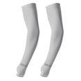 thumbnail image 2 of Dujiujun 1 Pair Men Ice Silk Sleeves Thin Anti-UV Sun Protection Solid Color Quick-drying High Elasticity Anti-slip Cycling Outdoor Fishing Cooling Arm Sleeves, 2 of 8