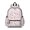 Pink Butterfly Word Pattern, variant on Pink Butterfly Word Pattern Cute School Backpack with Padded Back and Adjustable Shoulder Straps 13.4"x11"x4.7"
