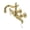 Polished Brass, variant on Kingston Brass CA1006T1 Heritage 3-3/8" Tub Wall Mount Clawfoot Tub Faucet, Polished Chrome