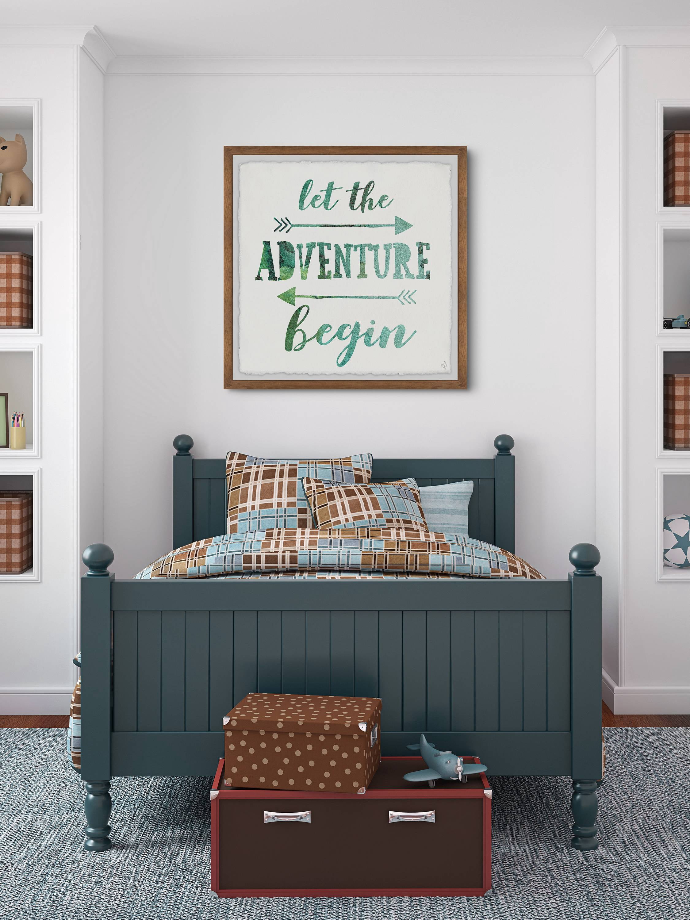 Marmont Hill Adventure Begin Framed Wall Art