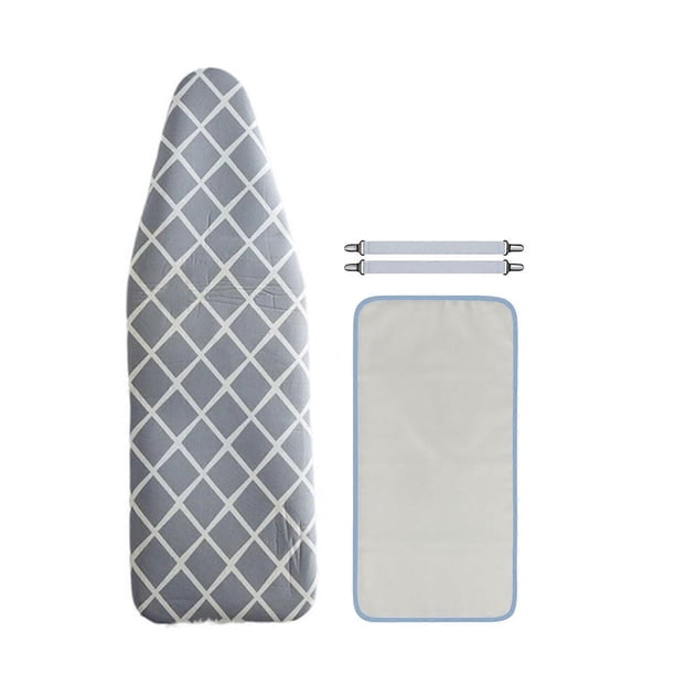 Protective Ironing Surfaces Cover With Elastic Trim Heat Resistant Mesh Panel And Fasten Clip Accessories Secure Fitted Multicolor