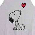thumbnail image 2 of Peanuts - Valentine's Peanuts Snoopy Heart - Men's Jersey Tank Top, 2 of 5