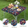 thumbnail image 4 of Bernese Mountain and Flower Square Fitted Tablecloth with Elastic Edge,Square Table Cover,Washable Elastic Table Cover for Home Kitchen Party Decor 36"x36", 4 of 6