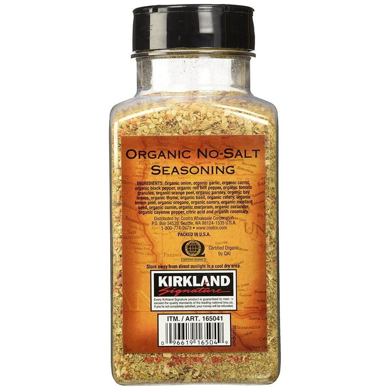 Kirkland Signature Organic No- Salt Seasonin, 14.5 Ounce, Pack of 2 14.5  Ounce (Pack of 2)