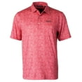 thumbnail image 2 of Men's Cutter & Buck Red Texas Tech Red Raiders Pike Constellation Stretch Polo, 2 of 3