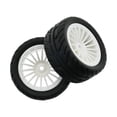 thumbnail image 4 of Remote Control Drift Car Front Differential Racing Automobile Adults Gifts Spare Parts Replacement for UDI 1601 1602 SG1603 1604 White 4 Pieces Tires, 4 of 9