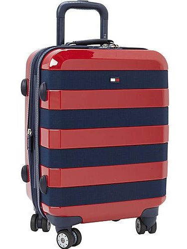 tommy hilfiger rugby stripe luggage