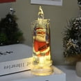 thumbnail image 1 of Christmas Flameless Candles With Santa Snowman Decals Battery Operated Christmas Lights Wire Christmas Net Lights Large Christmas Light Bulbs Rope Christmas Lights And Mini Clear String Lights, 1 of 3