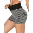 thumbnail image 2 of High Waisted Butt Lifting Yoga Shorts for Women Tummy Control Textured Ruched Shorts Sports Gym Running Beach Hot Pants, 2 of 6