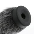 thumbnail image 3 of fastboy Black Gray Interview Microphone Windscreen Foam Mic Cover 7.09 inch, 3 of 7