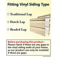 thumbnail image 6 of NACETURE Vinyl Siding Hooks for Hanging (10 Pack) - No Damage on Your Vinyl siding wall, 6 of 7