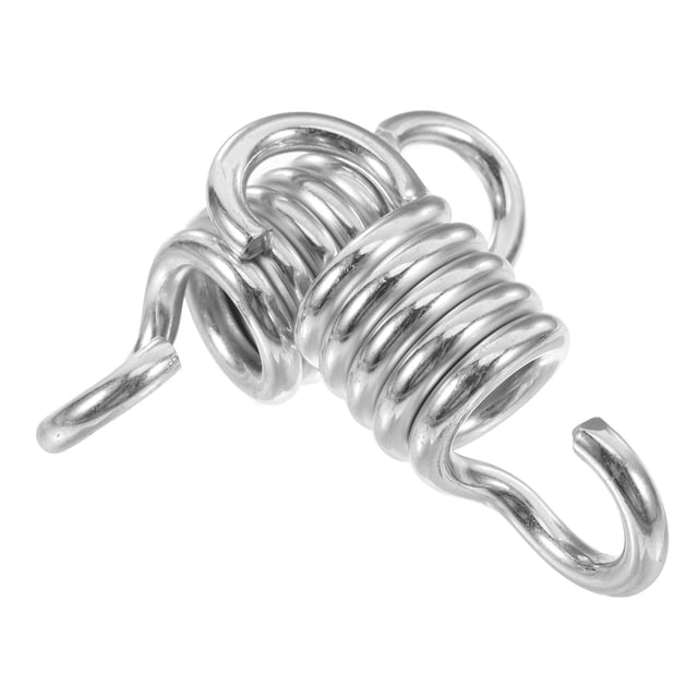 HAMPPLIES 2 Pcs Crochets à Ressort en Acier Galvanisé pour Balançoire de Patio et Suspension de Chaise Hamac