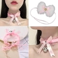 thumbnail image 4 of Gargantilla de encaje con campana, collares bonitos y dulces para mujer, cuello de campana con lazo de encaje Sexy, 4 of 5