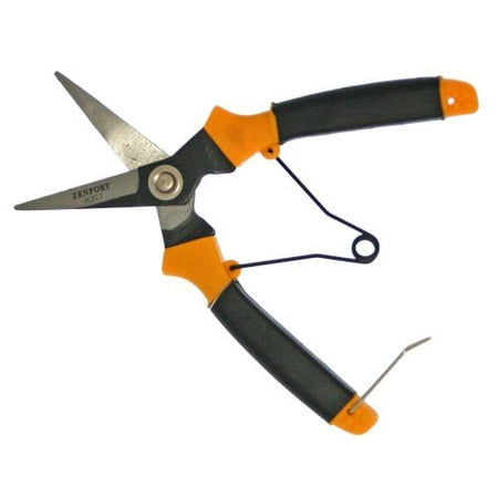 Zenport H303 Light Needle Nose Shear with Wishbone Spring, 6.75-Inch