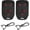 Black red/Black red, variant on Key Fob Cover Compatible with GMC Sierra 1500 2500HD 3500HD Chevrolet Silverado 2021-2025 Keychain Case Holder Protector,Black red/Black red