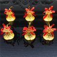 thumbnail image 1 of 6 campanas decorativas de cascabel navideño, campanas colgantes para árbol de Navidad, adornos colgantes para árbol de Navidad, decoración ER, 1 of 4