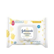 Johnsons Baby Hand and Face Sanitizing Wipes for Travel, 25 Ea, 2 Pack