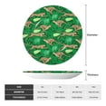 thumbnail image 2 of Kdxio Leopard Print Bone China Decorative Plate Ceramic Decorative Plate for Home Office Wall Stand Decorative Plates for Home Bedroom-10in, 2 of 6