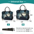 thumbnail image 2 of Wolf Mountains with Moon Cooler Bag Lunch Bag Soft Cooler Cooling Tote Insulated Lunch Box for Adult Men Women, 2 of 6