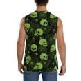 thumbnail image 4 of Pofeuu Skulls And Cobwebs Print Men's Muscle T-Shirt, Sleeveless, Muscle Tank, Classic Muscle Tee Top For Men Casual Sleeveless Muscle T-Shirt Trendy Clothes-3X-Large, 4 of 7