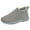 A Grey, variant on Womens Snow Boots Furry Lined Water-proof Non Slip Work Shoes Comfortable Slip On Ankle Booties