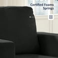 thumbnail image 4 of ZAFLY 82” Deep Seat Couch with Wide Armrest, Oversized Sofas and Couches for Small Space/Living Room - Dark Gray, 4 of 9