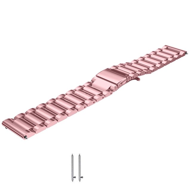 【22mm】Multipurpose Stainless Steel 3 Link Timepiece Strap for Various Timepiece with Timepiece Band Tool