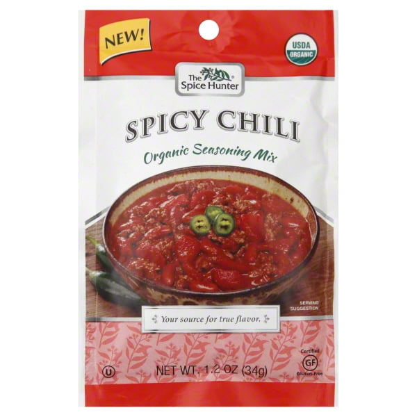The Spice Hunter Organic Chili Mix Spicy (12x1.2 OZ)
