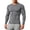 #01 Gray, variant on Men's Ice Silk Long Sleeve Compression Shirt High Stretch Quick Dry Athletic Baselayer Breathable Running Basketball Workout Undershirt ,S,White