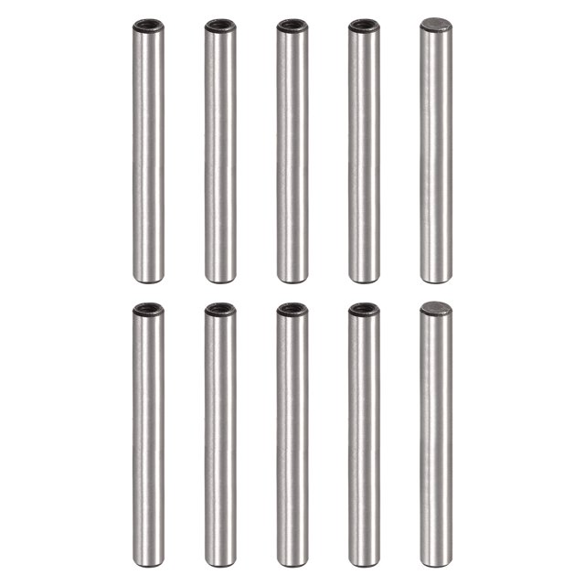 M3 Interna Rosca Espiga Pasador 10uds 5x40mm Chaflanado Plano Carbono Acero Cilíndrico Pasador Cama Estantería Metal Dispositivos Industriales Pasadores