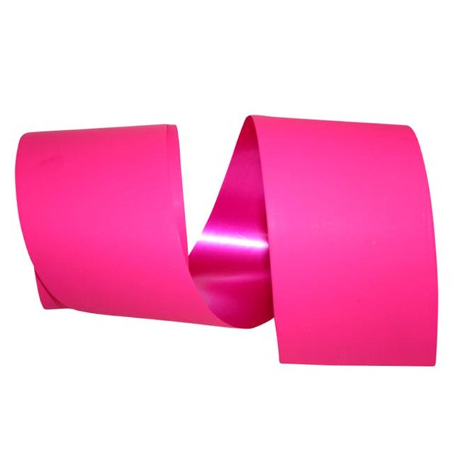 Reliant Ribbon 16044-904-60W 3 in. 50 m RD Paper Coated Polypropylene Matte Ribbon, Hot Pink