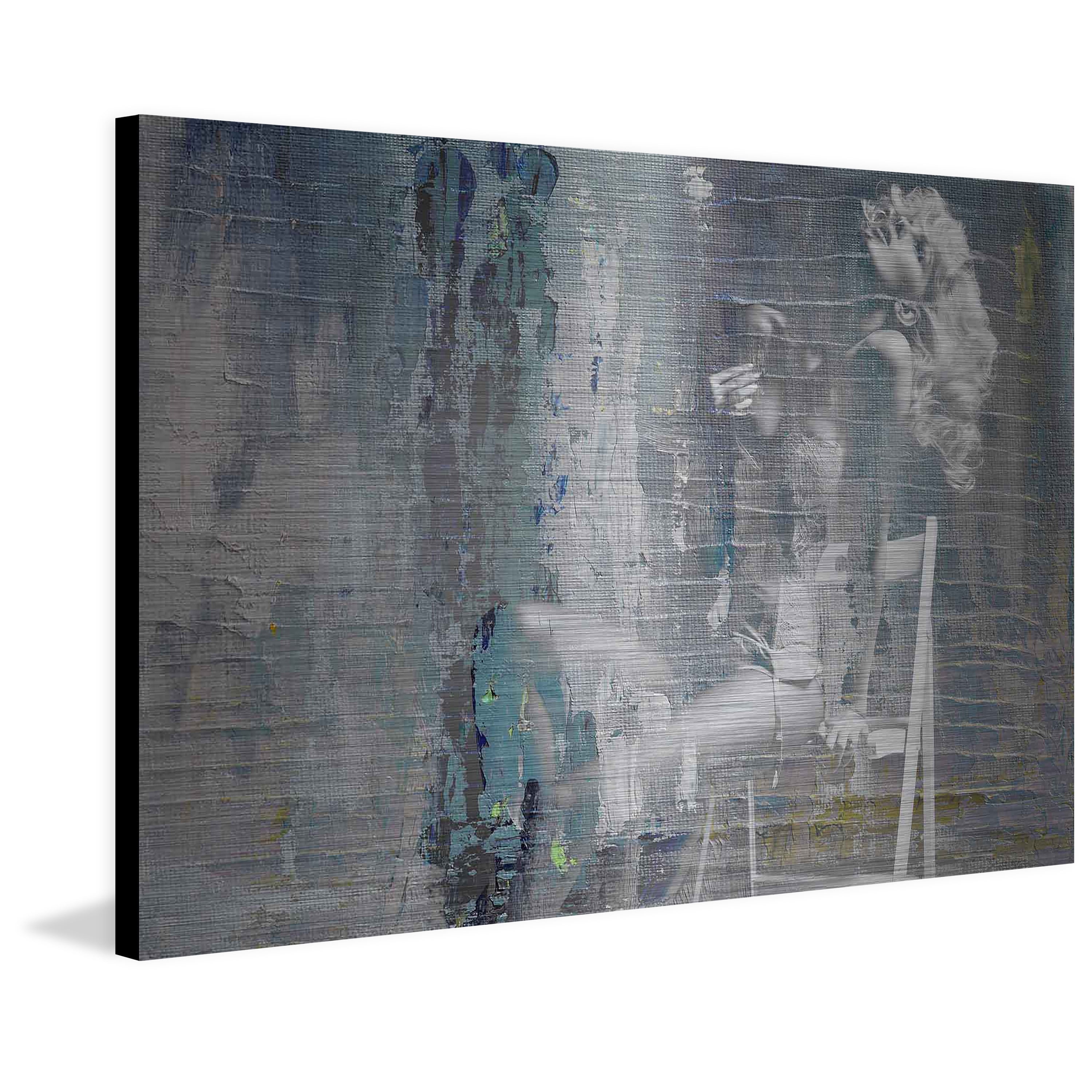 "Chair Dance" Painting Print on Brushed Aluminum