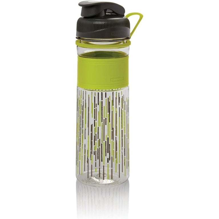  Rubbermaid Essentials 20-oz. Water Bottle with Chug and Straw  Lid, 2-Pack, Cool Gray and Orchid : Sports & Outdoors