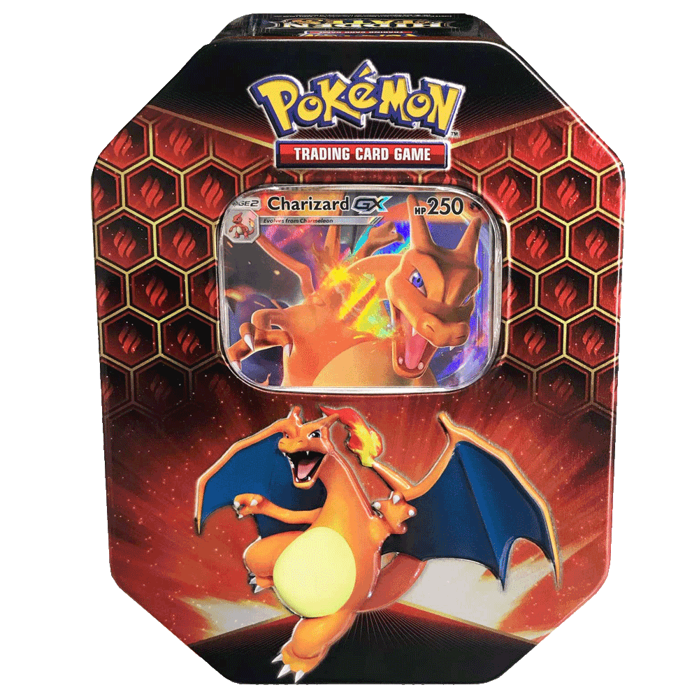 Pokemon Hidden Fates Charizard Gx Tin