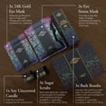 thumbnail image 6 of Satavi Naturals The Mini Spa Retreat - Home Spa Kit Including 24K Gold Eye Mask, Bath Bombs & Sugar Scrubs, Candle & Self-Heating Steam Eye Mask - Pampering, Relaxation & Self Care Gifts for Women, 6 of 7