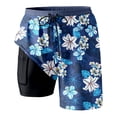 thumbnail image 4 of Womens Swim Shorts with Compresssion Liner 2026 Summer Casual Elastic Waist Leopard Print Board Shorts with Pockets Beachwear, 4 of 4