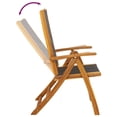 thumbnail image 3 of vidaXL 7 Piece Outdoor Dining Set Solid Acacia Wood, 3 of 5
