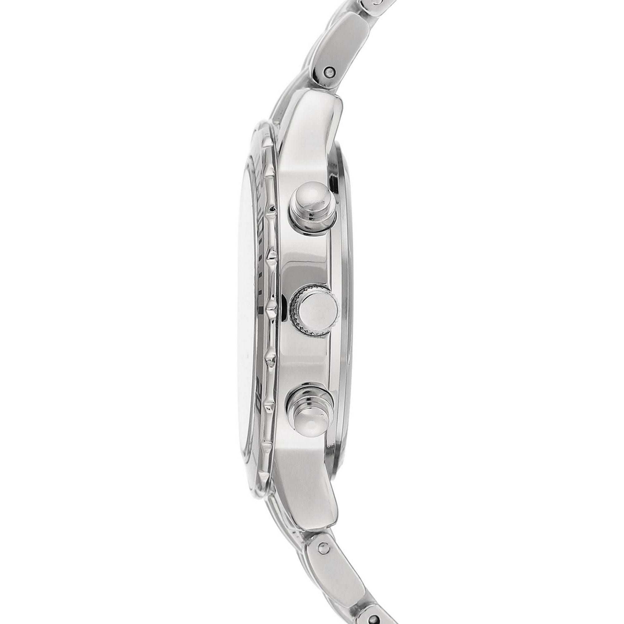 INC International Concepts Women s Silver Tone Bracelet Watch Gray