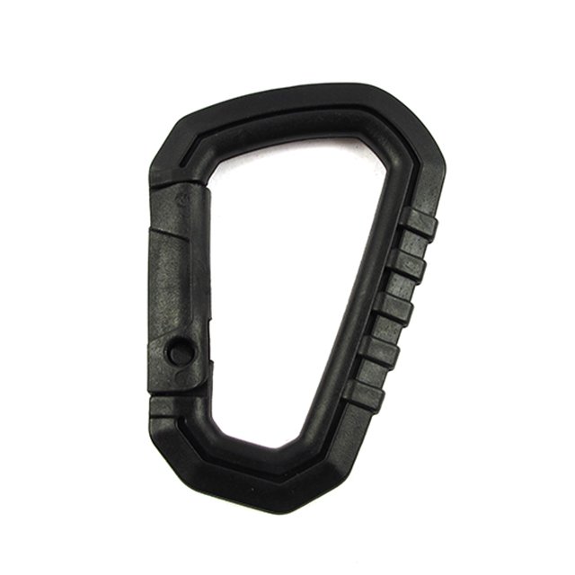 Mosquetón para acampar Cinturón en forma de D Anillo de bloqueo tipo broche reutilizable Ligero para montañismo JShteea El nuevo