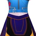 thumbnail image 4 of Girls Cartoon Heroine Costume Dress Cosplay Skirt Outfit for Halloween Party Role Play, 7-8Y, 4 of 6