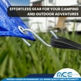 thumbnail image 3 of 10 Pack 31" Heavy Duty Rubber Tarp-Strap Bungee Cords Made in USA, 3 of 6