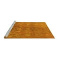 thumbnail image 2 of Ahgly Company Machine Washable Indoor Square Oriental Yellow Industrial Area Rugs, 3' Square, 2 of 4