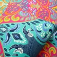 thumbnail image 4 of Lush Decor Boho Chic Duvet Cover - Turquoise/Navy - Full/Queen, 4 of 8