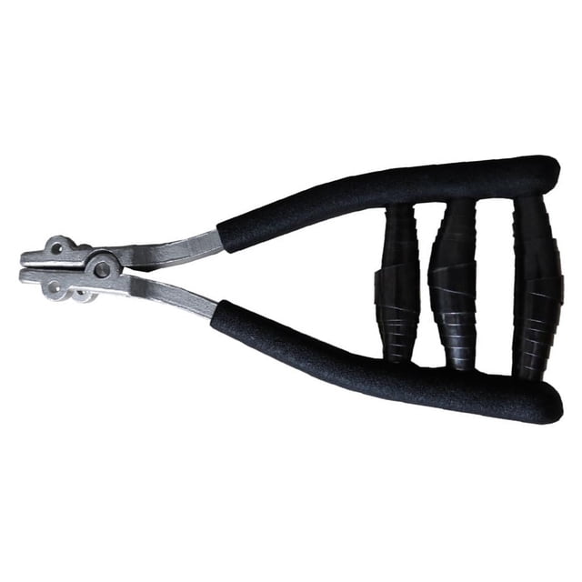 Vensio -High Strength Aluminum Alloy Starting Clamp for Tennis and Badminton, Professional Spring Loaded Racket Stringing Tool with Wide Head, Sports Supplies