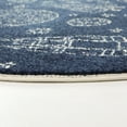 thumbnail image 4 of Mainstays Navy Space Round Indoor Rug, 47" Round, 4 of 6