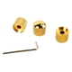 thumbnail image 3 of Perilla de control de tono de guitarra Bling Bling 3 piezas perilla de guitarra de repuesto doble apilado metal, 3 of 12
