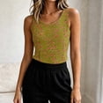 thumbnail image 6 of Cmtiyu Tank Tops for Women, Floral Printing Sleeveless U Neck Camisole with Pockets, Casual Comfort Fit Daily Blouses, M-2XL, 6 of 8