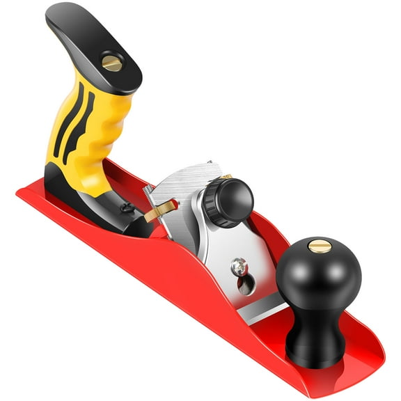Hand Planer with 2 Inch Blade Adjustable Wood Planer High Hardness Smoothing Planer Rustproof Wood Planer Hand Tool for Woodworking Smoothing DIY Door Installation
