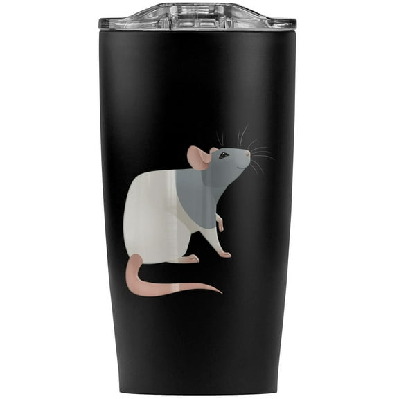 Hooded Rat Stainless Steel 20 oz Travel Tumbler, Vacuum Insulated & Double Wall with Leakproof Sliding Lid | Great for Coffee/Hot Drinks and Cold Beverages